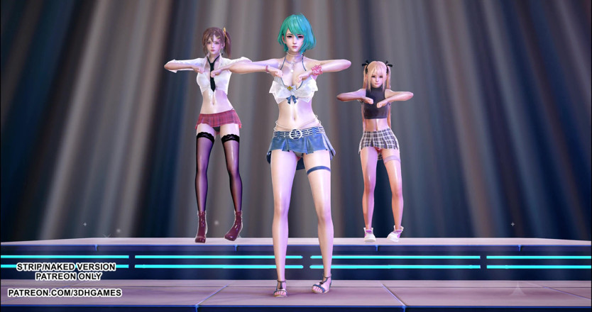 3D-Hentai Games: [mmd] veroveraar Doa Marie Rose Misaki Taki Taki Hete dans 4k 60...