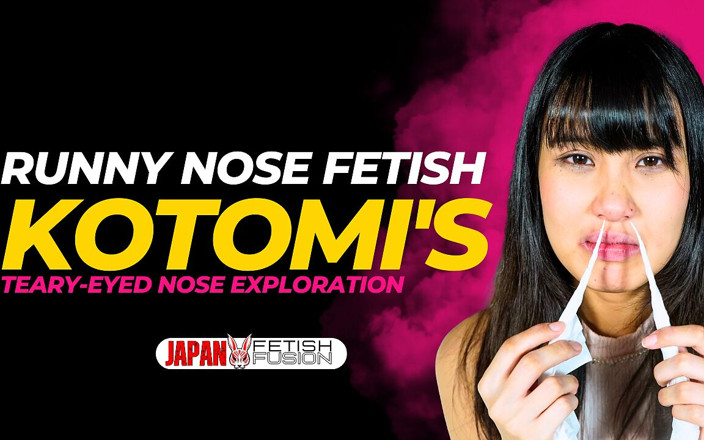 Japan Fetish Fusion: Kotomi의 눈물을 흘리는 코 탐사: 면실 모험