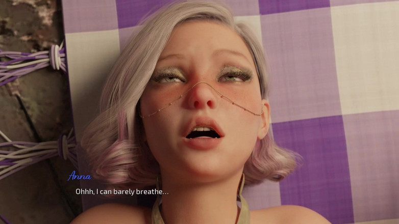 Porn Game Maniac: 이 소녀의 엉덩이는 너무 아름답고 핥을 준비가 된 열린 후장 구멍으로 완벽합니다 - 포르노 게임 EPS 10