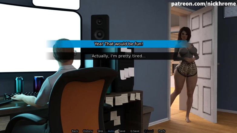 Visual Novels: SexBot 45 - elle aime vraiment