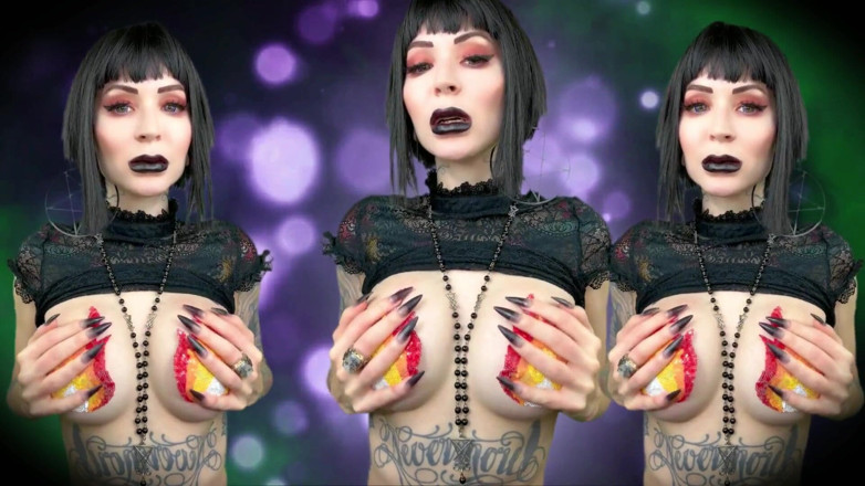 Baal Eldritch: Pemujaan payudara gotik yang panas dan sensual - joi, halloween, gothic