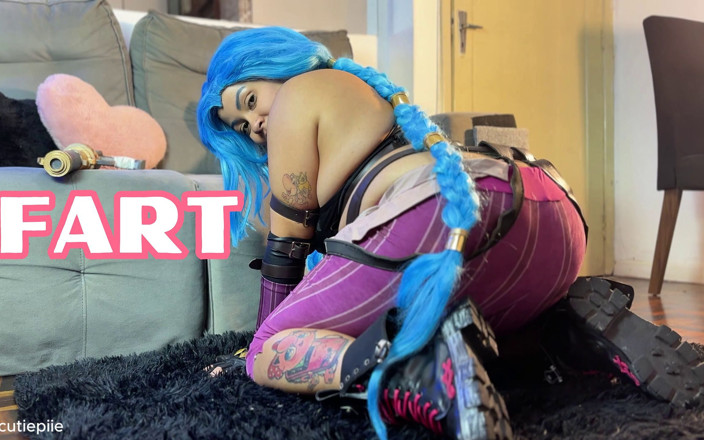 Cutiepiie Chubby: Jinx cosplay osuruk hakimiyeti - götüme ve kokmuş gaza tapın