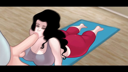 Hentai World: Pemula yoga Sexnote BJ