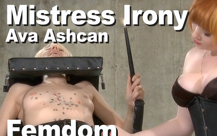 Picticon bondage and fetish: Herrin irony &amp; Ava ashcan domina bondage, heißer wachs-höhepunkt GMWL2310