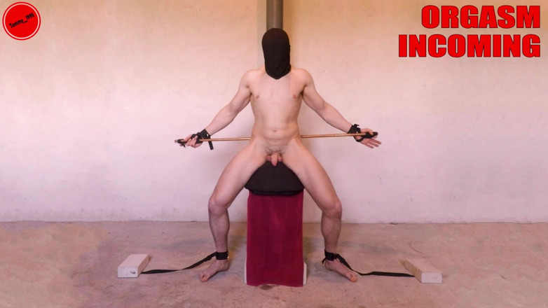 Tommy_1995: Sybian retenu, stimulation de la prostate, orgasmes multiples