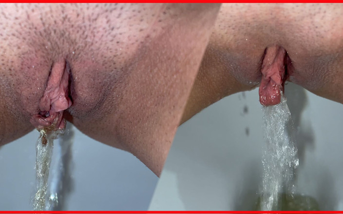 Amelia Queen: Ochtend geel plassen! Verzamelwerk! Pissende close-up! POV!