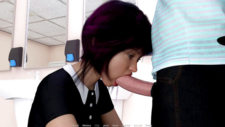 Dirty GamesXxX: Mythe universitaire : pipe et éjaculation dans les toilettes de l'université - épisode 3