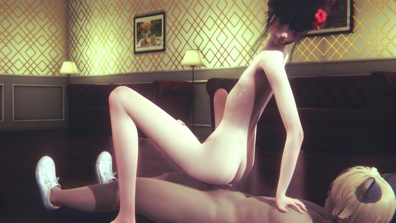 Yaoitube: Yaoi Femboy - Mio Ręczna robota i jebanie