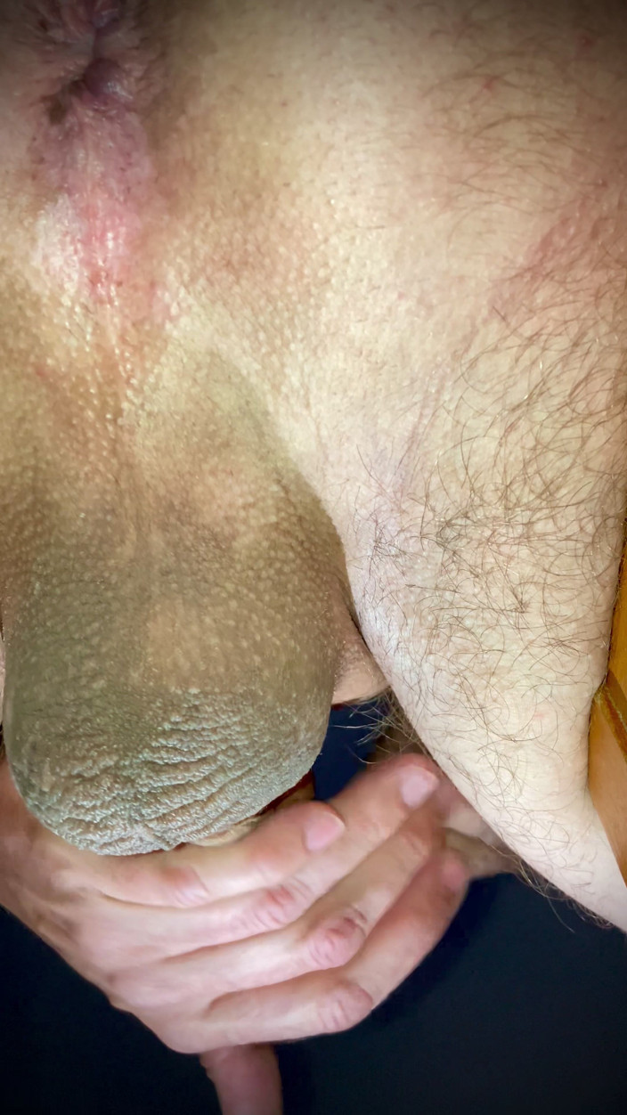 White Ukrainian Dick: Реакция ануса на эякуляцию прекрасна!