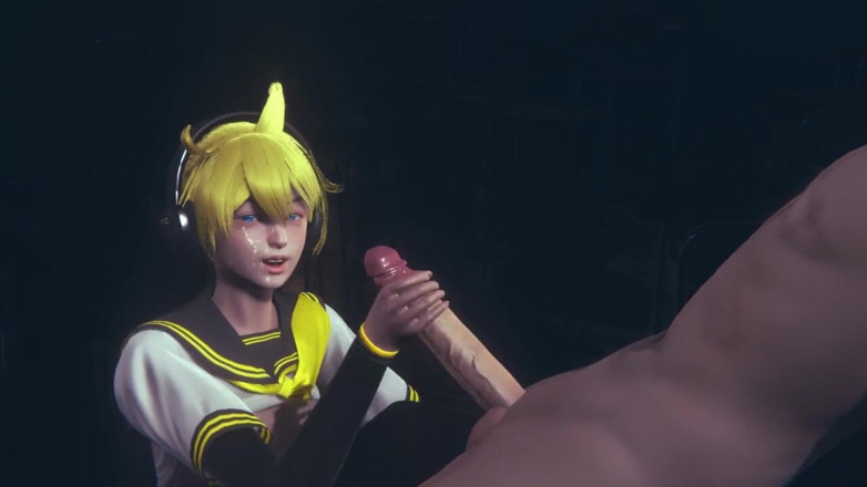 Yaoitube: Vocaloid Yaoi femboy - Len sega in classe