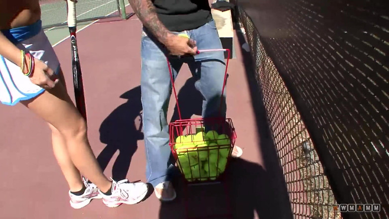 WWMAMM: Nubile tennis teen mallory roughly fucked hard by huge cock