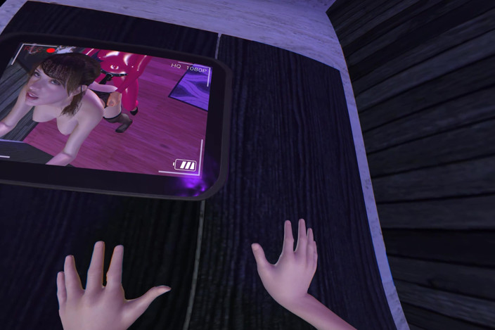 SwitchViewVR: Lateks tanrıça seni üç pozisyonda alıyor kadın-bakış açısı