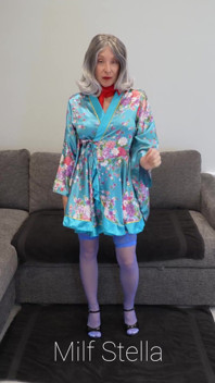 Betty in a Robe & Scarf