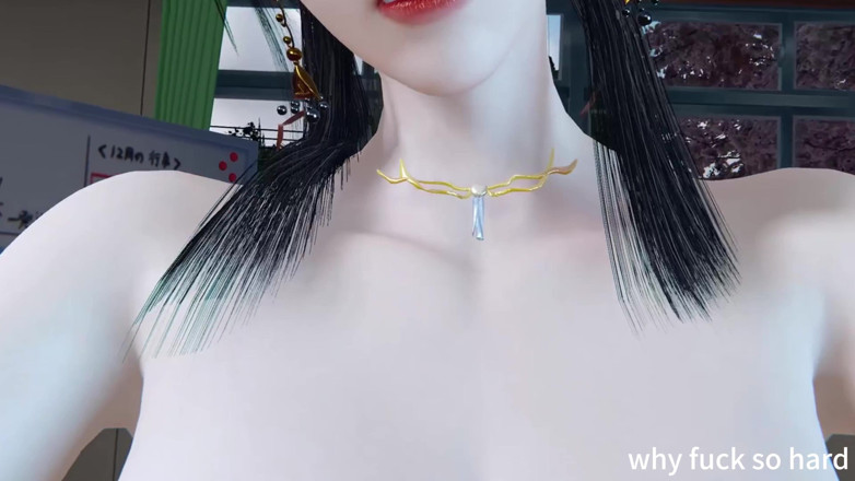 Why fuck so hard: 3d збуджена повія азіатська вчителька в сексуальній нижній білизні трахнулася