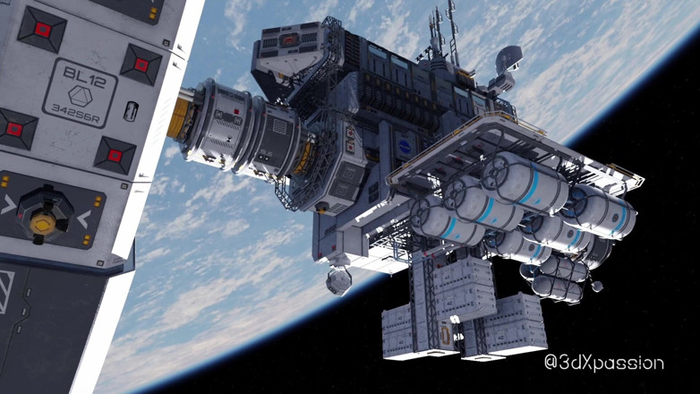 3dxpassion: Nexus 3, orbite méta. Animation 3D, baise sur une station spatiale avec...