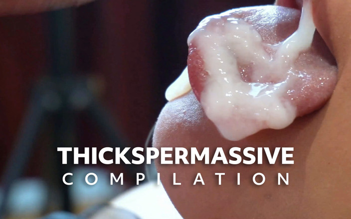 Thickspermassive: Compilation : pipe en gros plan avec du sperme collant, vidéos...