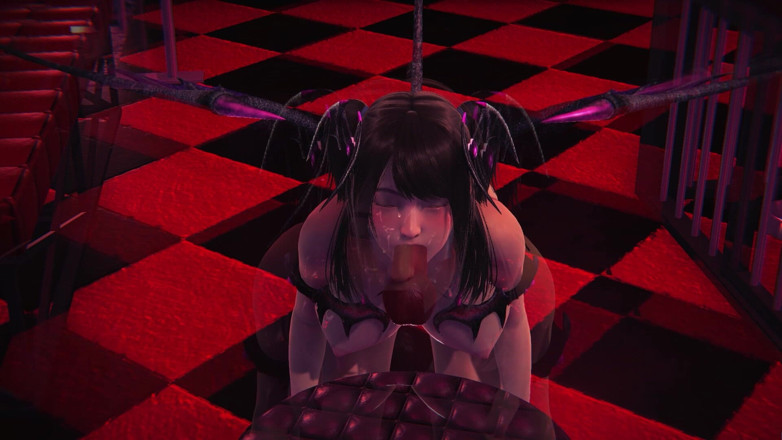 Waifu club 3D: Суккуб дівчина відтрахала диявола на честь Хеллоуїна