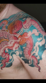 My Octopus Tattoo Is Finished! I Love It!
