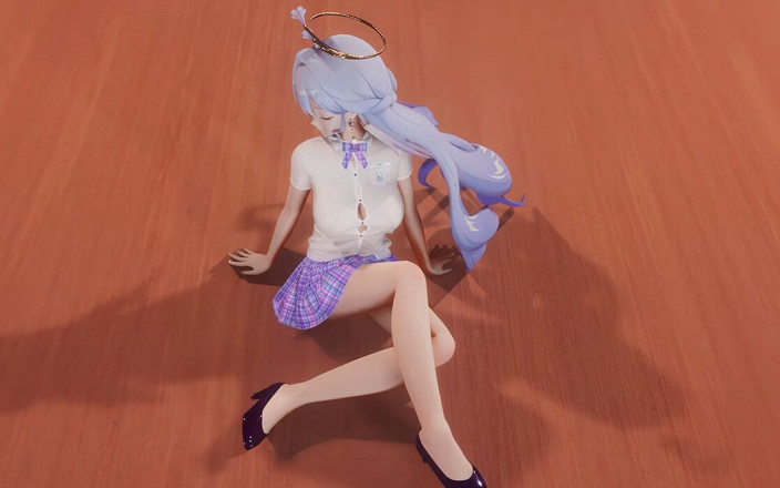 MikuMotion: Mockingbird - Quelque chose d’étudiant en uniforme de j’aime une minijupe...