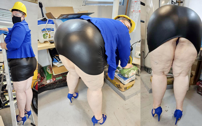 Jamdown26 Big Fat Ass BBW SSBBW Porn: 내가 일하는 동안 내 큰 엉덩이를 보고 싶을 지도 모른다고 생각
