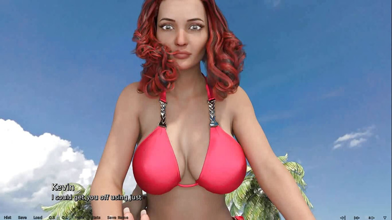 Dirty GamesXxX: Où se trouve le cœur : belle-mère à gros nichons en bikini...