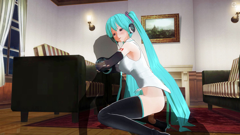 H3DC: 3D хентай Хатсунэ Наездница Miku