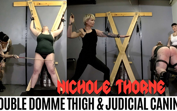 MistressBaton: Ніколь Торн подвійна домінація стегна &amp; судова палиця