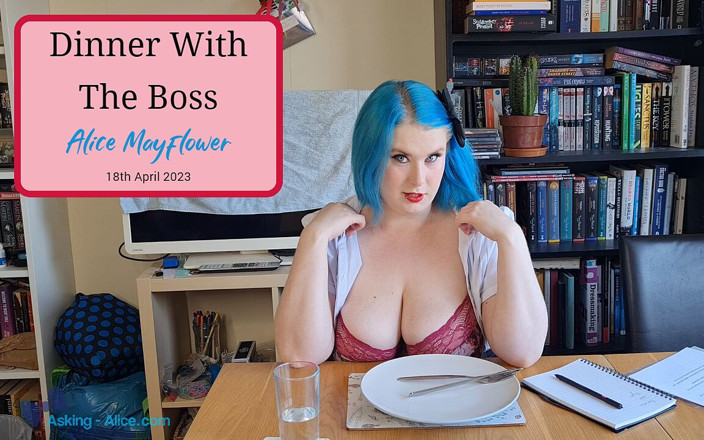 Alice_Mayflower_Scottish: Diner met de baas - solo-meisje