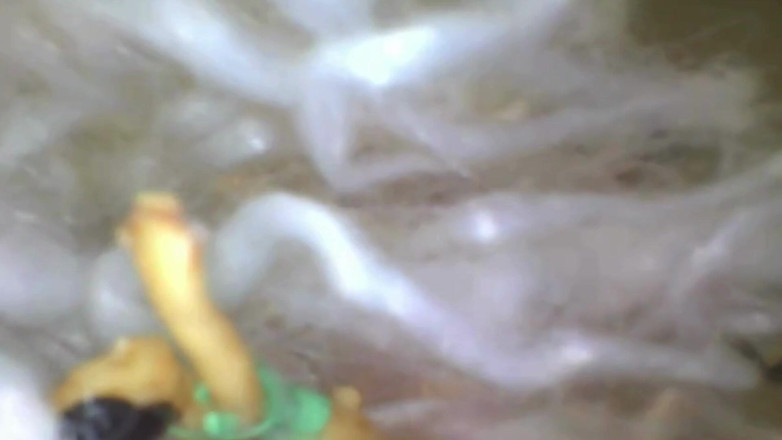 Maeling: Pequeñas lesbianas en tijera rellena de aceitoso anal - giganta culo 