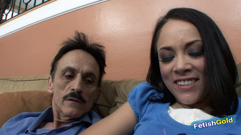Family Role Play: Gorgeous brunette teen gets destroyed by stepfather's huge cock
