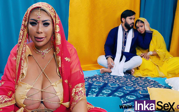 Inka Sex: Inka Sex – Chudai – Eine üppige indische Stiefmutter fickt den Freund ihrer...