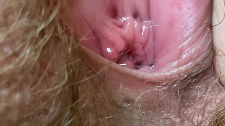 Cuteblonde666: Extremo close-up de grande clitóris da vagina, boca gigante, fetiche,...