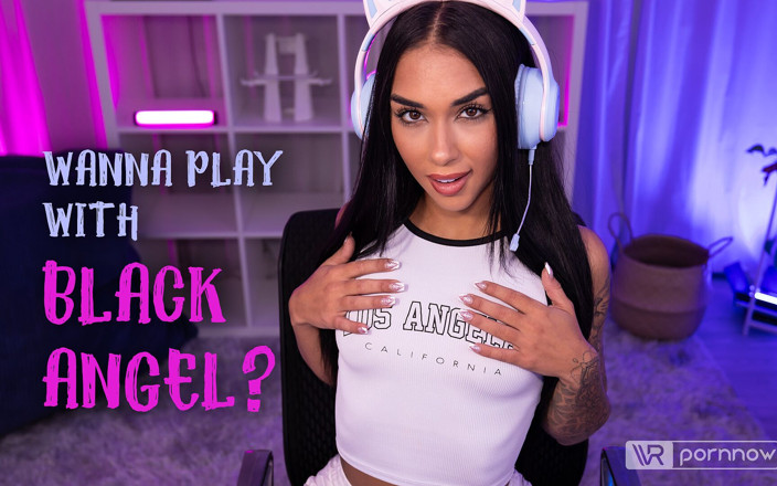 VR pornnow: Sessione di gioco erotica con black angel