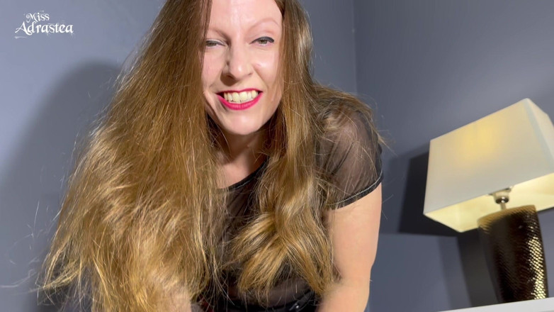 Miss Adrastea: Bądź dla mnie prawdziwą nylonową dziwką! - Femdom POV z strapon,...
