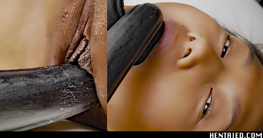 Hentaied: Vita reale hentai - può thai scopare un enorme dildo nero...