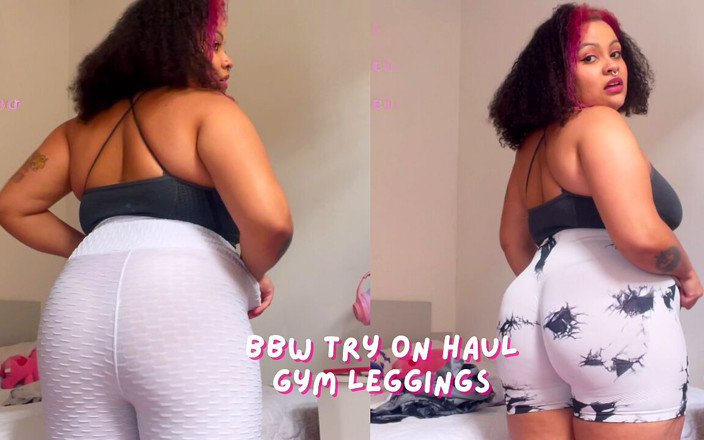 Cutiepiie Chubby: Velká kráska zkouší legíny v haul tělocvičně