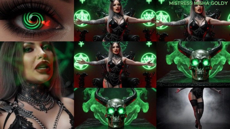 Goddess Misha Goldy: Plus de caresses en solo