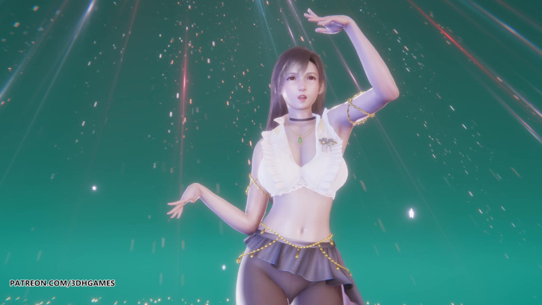 3D-Hentai Games: Kwon yun bi - підводний тіфа, сексуальний стриптиз, фінальний фентезі хентай без цензури