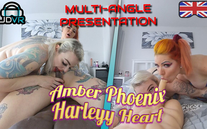 Jimmy Draws VR: Amber ve Harleyy - dörtlü seks (çok açı)