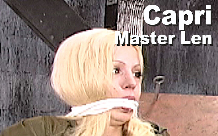 Picticon bondage and fetish: Capri &amp; master len BDSm-gefängnisverhör