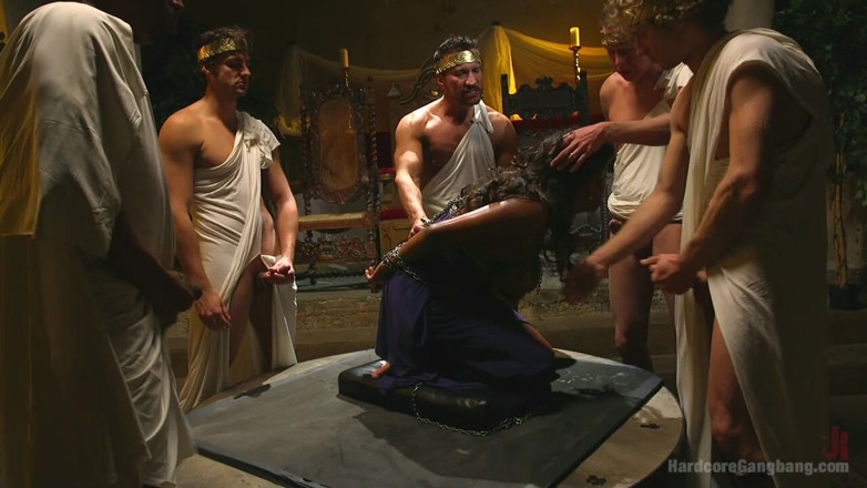 Hardcore Gangbang by Kink: Nympho Goddess Whore Taken Down and Gangbanged by Greek Council!