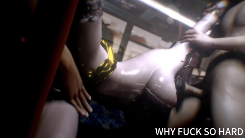 Why fuck so hard: 3d косплей супер модель гола, її величезні цицьки так сильно відтрахали в її мокру пизду