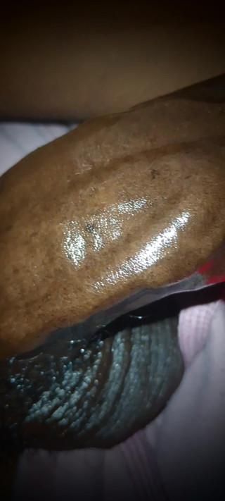 Chocolate Meat Stick: Шоколадна м'ясна паличка - дрочить його великий чорний член маслом