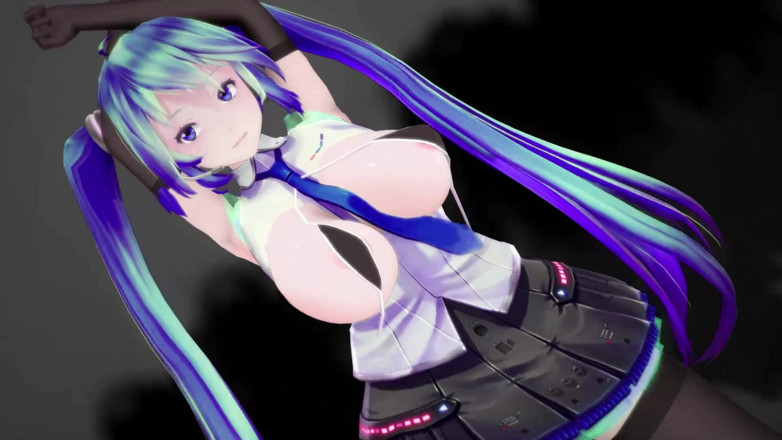Smixix: Hatsune tebal Miku Menari Lagu Kambing Tanpa Seluar Dalam Hentai...