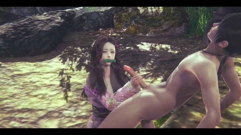 HentaiTubes: Demon Slayer Hentai - nezuko sega e anale - manga asiatico giapponese...