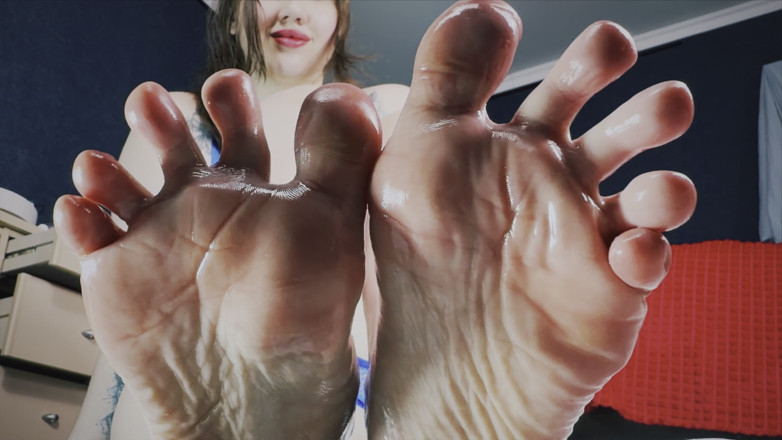JessLux: Pieds Huilé, Asmr, Semelle Lente, POV Et Taquinage Profond
