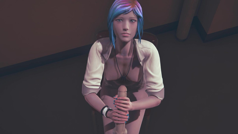 Waifu club 3D: Chloe Price branle ta bite en POV