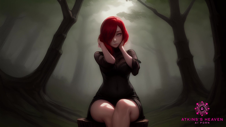 Atkins Heaven: De bos verleiding van de Crimson vampier Ai porn