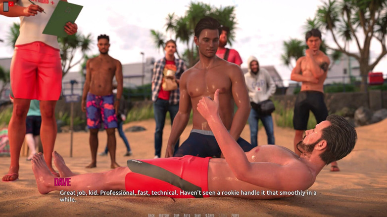 3D Cartoon Porn: Dominos Beach 19 Uttagningar rundor 2-3 Gjort Sfw