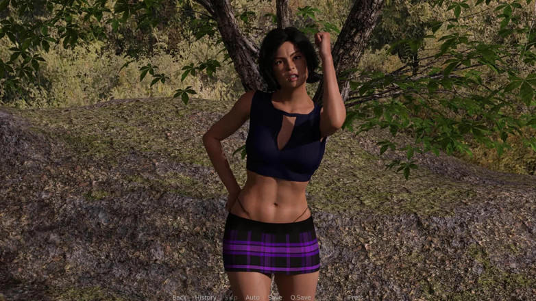 Dirty GamesXxX: The Castaway Story: Sexiga halvnakna tjejer i skogen- avsnitt 8